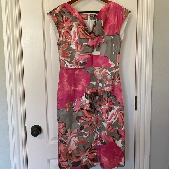 banana republic mad men pink dress Banana Republic /Mad Men Collection Pink Dress
